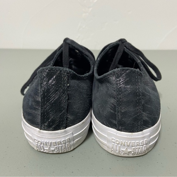 Converse All Start Animal Print Leopard Cheetah Women's 9.5 Black White Sneakers - Picture 6 of 10